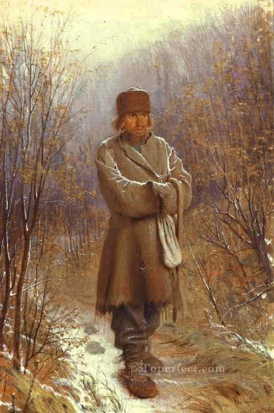 Meditador demócrata Ivan Kramskoi Pintura al óleo